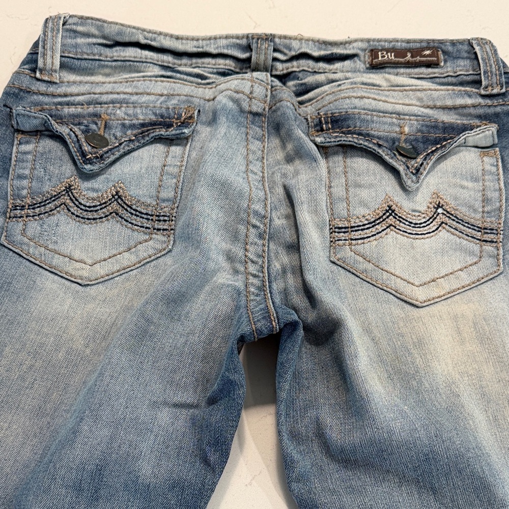 Indigo Blue Women's Boot Cut Jeans - Light Blue